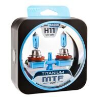 Лампы с цоколем H11 12V 55W из серии Titanium цвет свечения 4400K, MTF Light