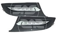 Дневные ходовые огни Вар.2  в штатных заглушках для VW Polo  хечбек с 2010- года, SVS