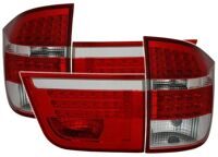 Фонари в стиле оригинальных для BMW X5 Е70 с 2007-2010 год светодиодные красные, Eagle Eyes