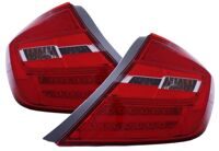 Комплект красных фонарей для тюнинга Honda Civic седан с 2012- года светодиодные, Eagle Eyes